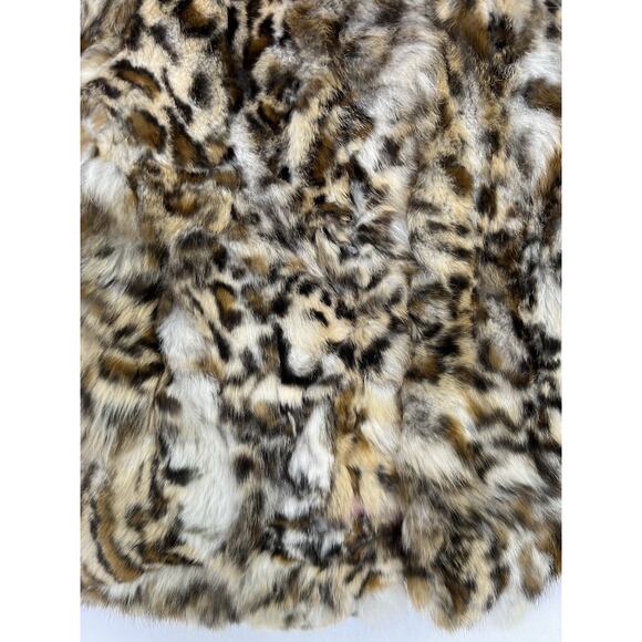 Girl's Adrienne Landau dyed rabbit fur jacket Size 2/3 - Picture 5 of 13
